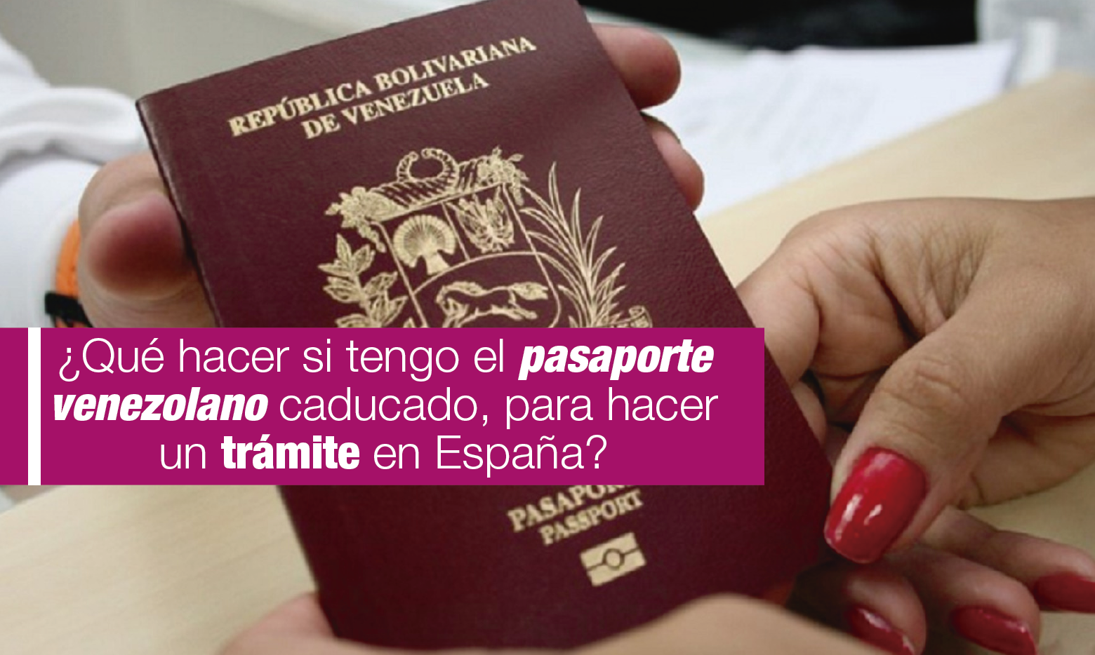 Renovación de pasaporte venezolano