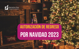 autorización de regreso por navidades, navidad en españa, vacaciones en españa, autorización de regreso de vacaciones, máchelin díaz, blog de extranjeía