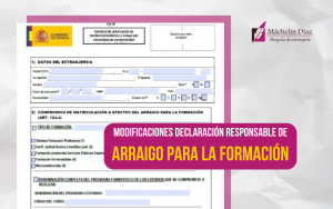 Modificaciones declaración responsable de arraigo para la formación, formulario ex10, arraigo en españa, arraigo para la formación, estudiar en españa, máchelin díaz, abogados de extranjería, blog de extranjería