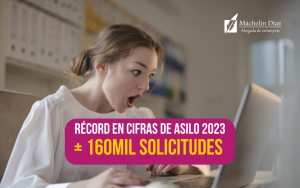 cifras de asilo, asilo en españa, cifras de asilo en españa 2023, record asilos en españa, oficina de asilo y refugio, máchelin díaz, blog de extranjería