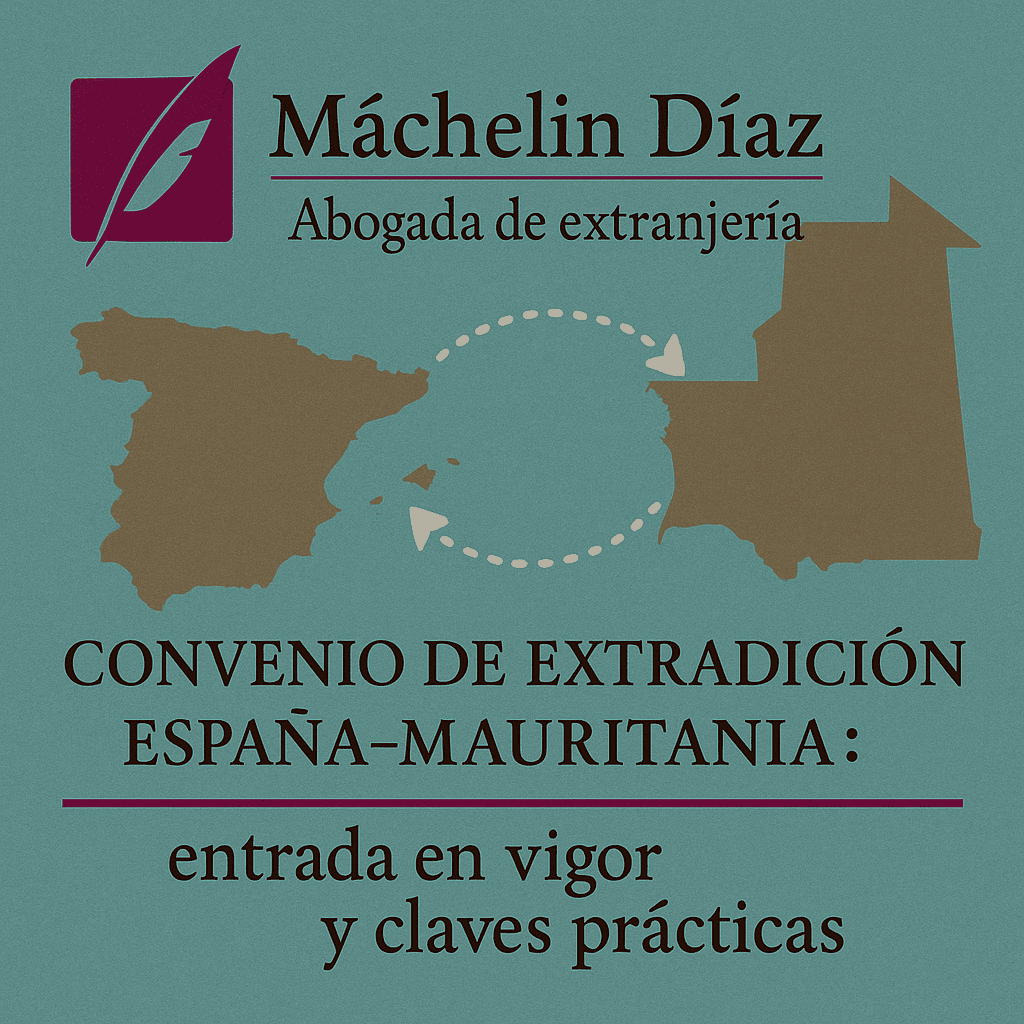 Extranjería, Derecho internacional, Cooperación judicial, Extradición, Normativa y BOE, Relaciones bilaterales, Mauritania