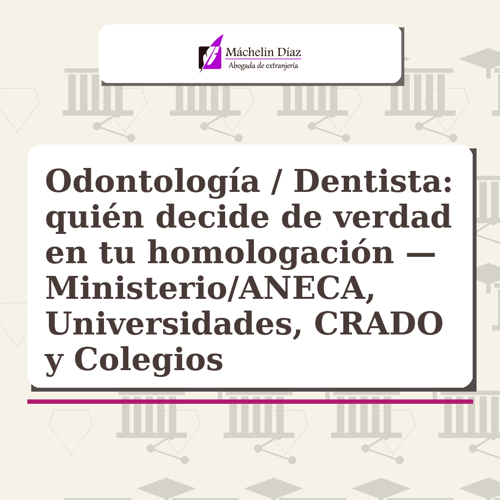 homologación de títulos