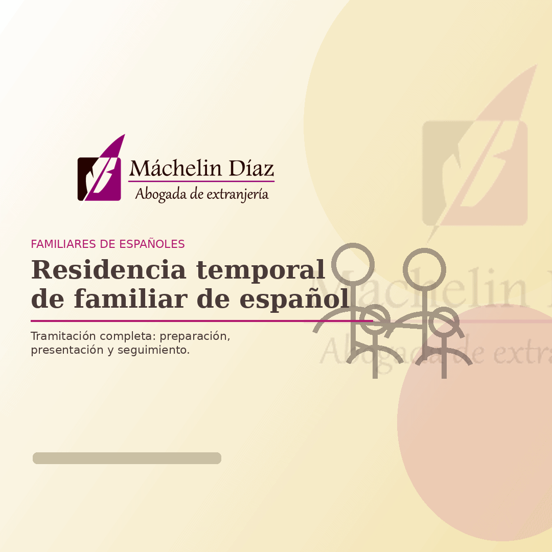 Residencia temporal de familiar de español