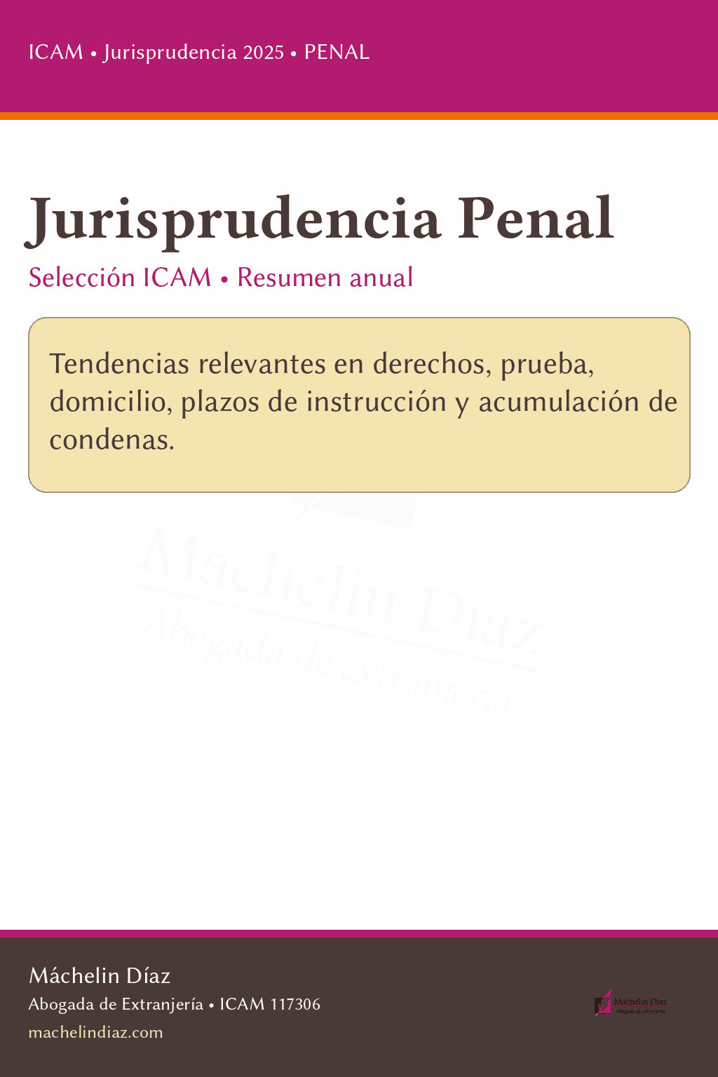 Procesos penales y derechos en España, abogada de extranjería en Madrid.