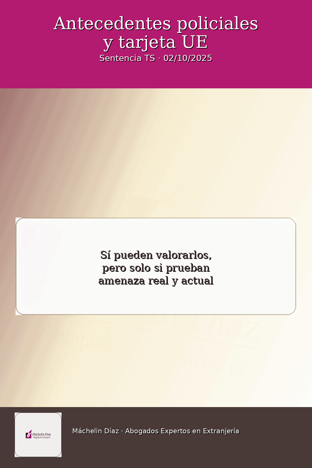 Abogada de extranjería en Madrid especialista en nacionalidad española y visa.