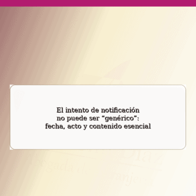 Procedimiento de expulsión y notificación legal en materia de extranjería en Madrid.