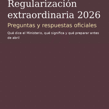 Documentación oficial sobre regularización extraordinaria 2026 en Madrid, abogada de extranjería.