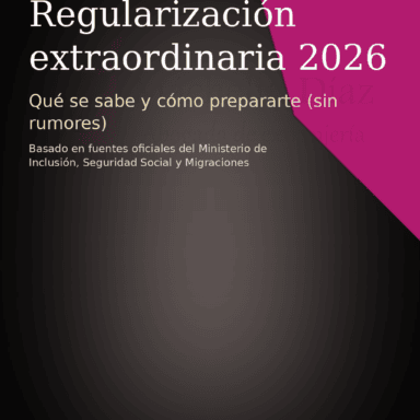 Regularización extraordinaria 2026, abogada de extranjería en Madrid, España.