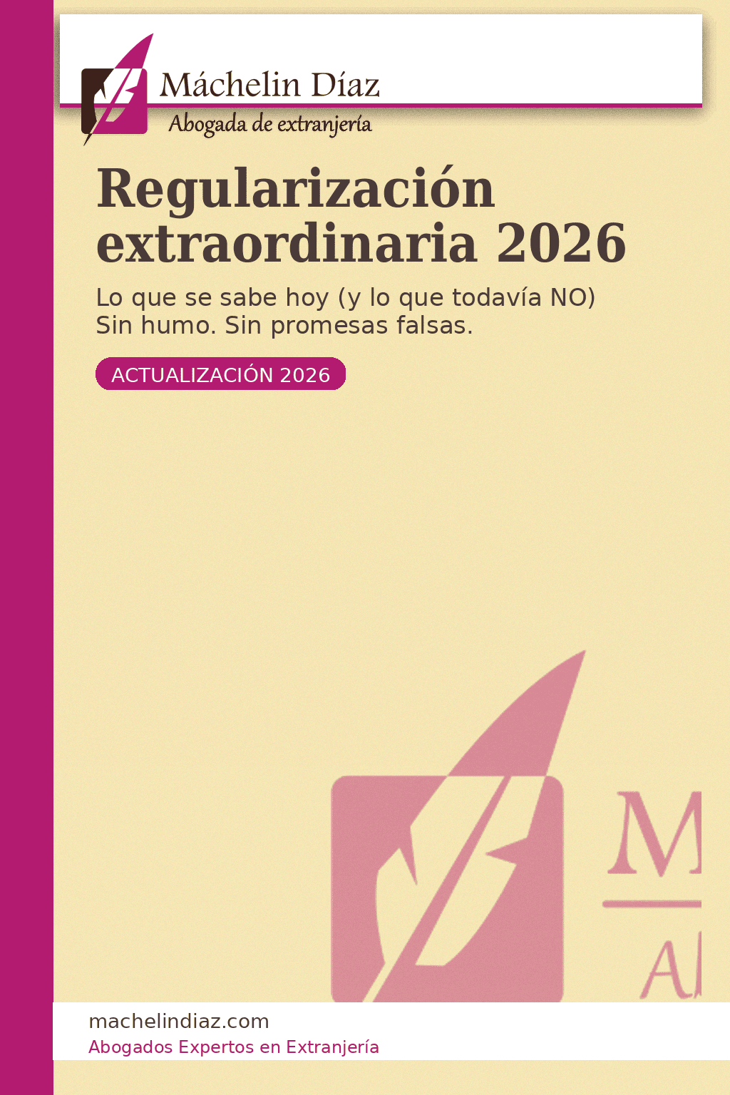 Agente de extranjería y abogada de extra en Madrid, consulta sobre regularización extraordinaria 2026.
