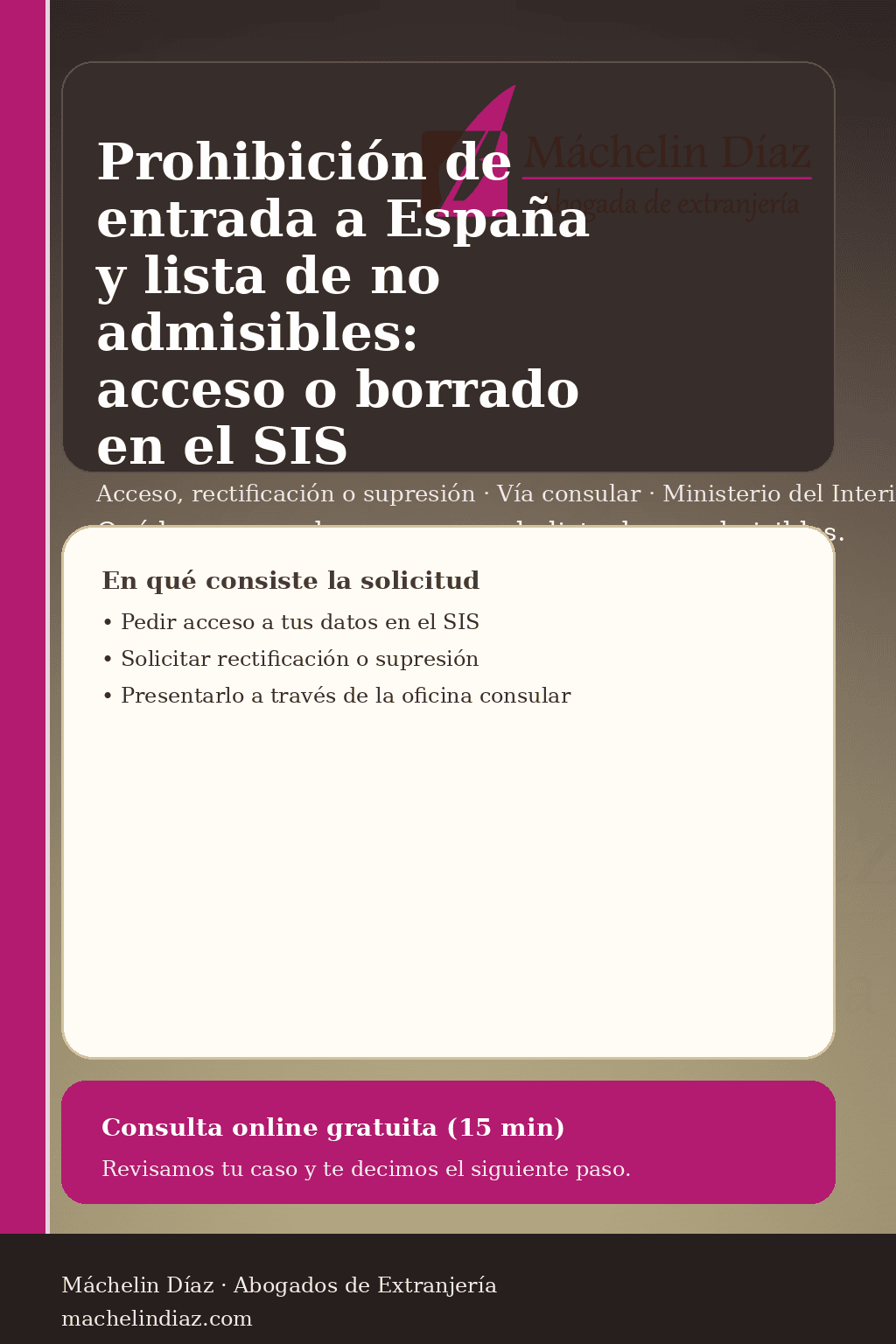 Permiso de entrada a España, lista de no admissibles, abogada de extranjería en Madrid.