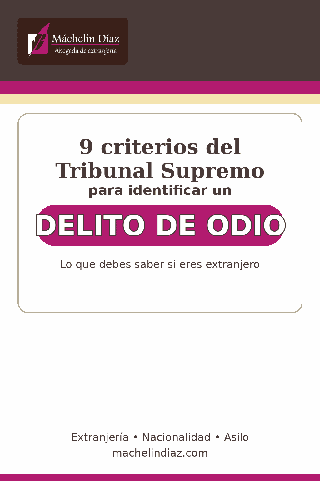 Tribunal Supremo: criterios para identificar delito de odio y protección de extranjeros en España”