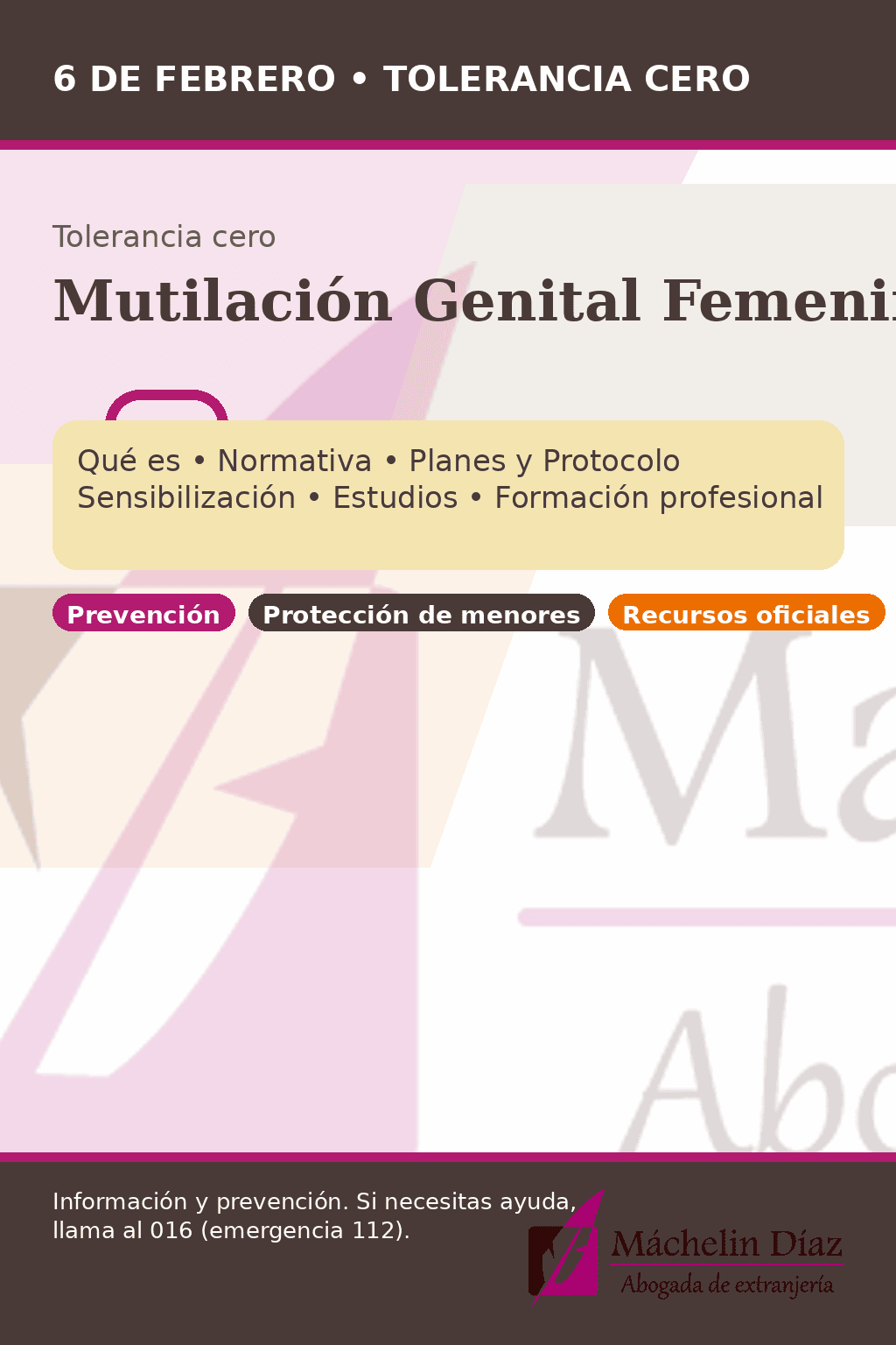 Qué es la mutilación genital femenina y su prevención en España.