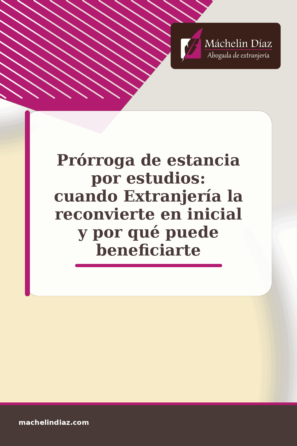 Prórroga de estancia por estudios y su conversión en inicial según Extranjería en Madrid.