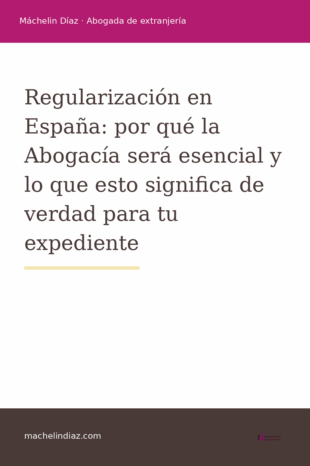 Abogada de extranjería explicando la importancia de la abogacía en la regularización en España.