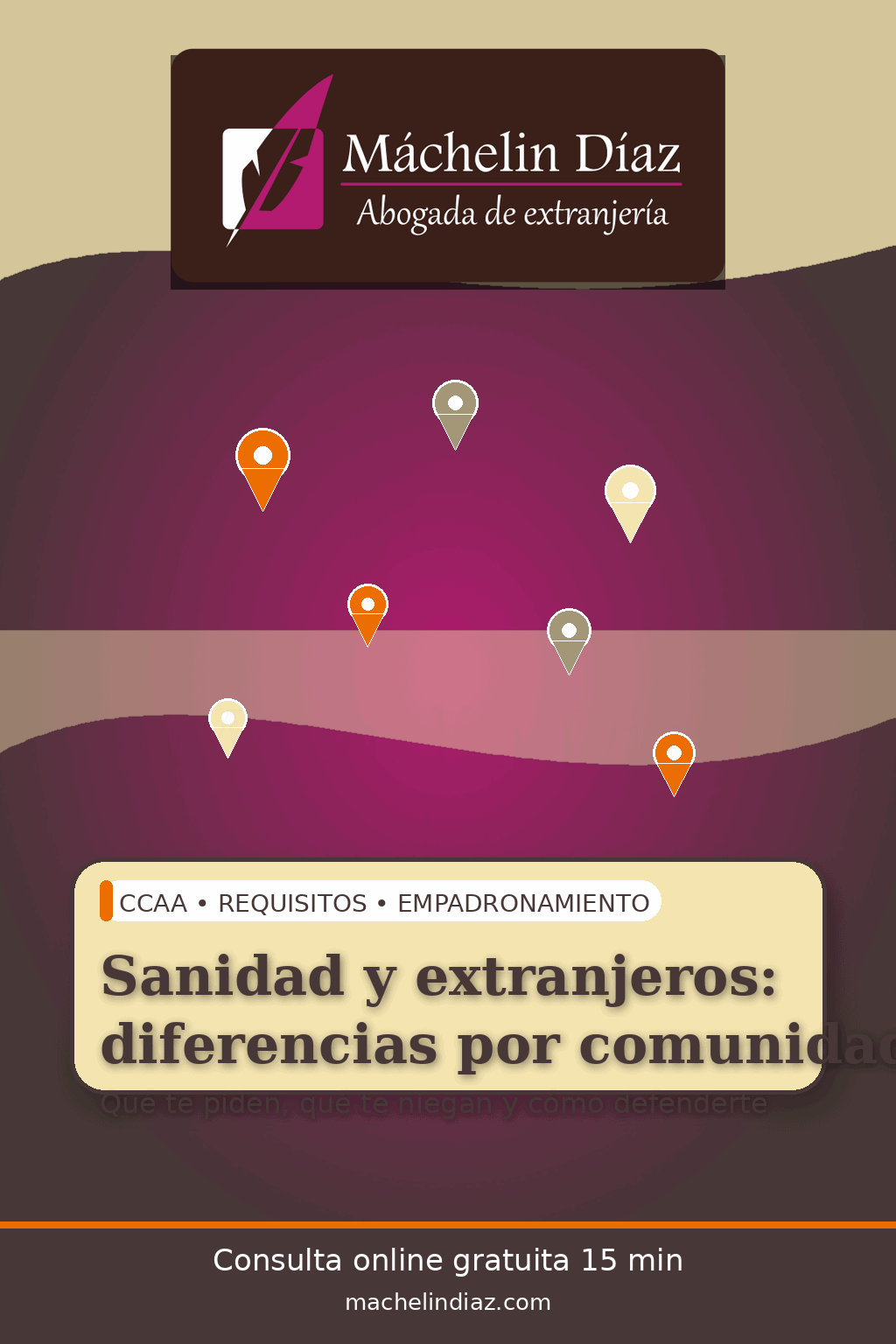 Abogada de extranjería en Madrid, mapa de servicios de sanidad para extranjeros en comunidades autón.