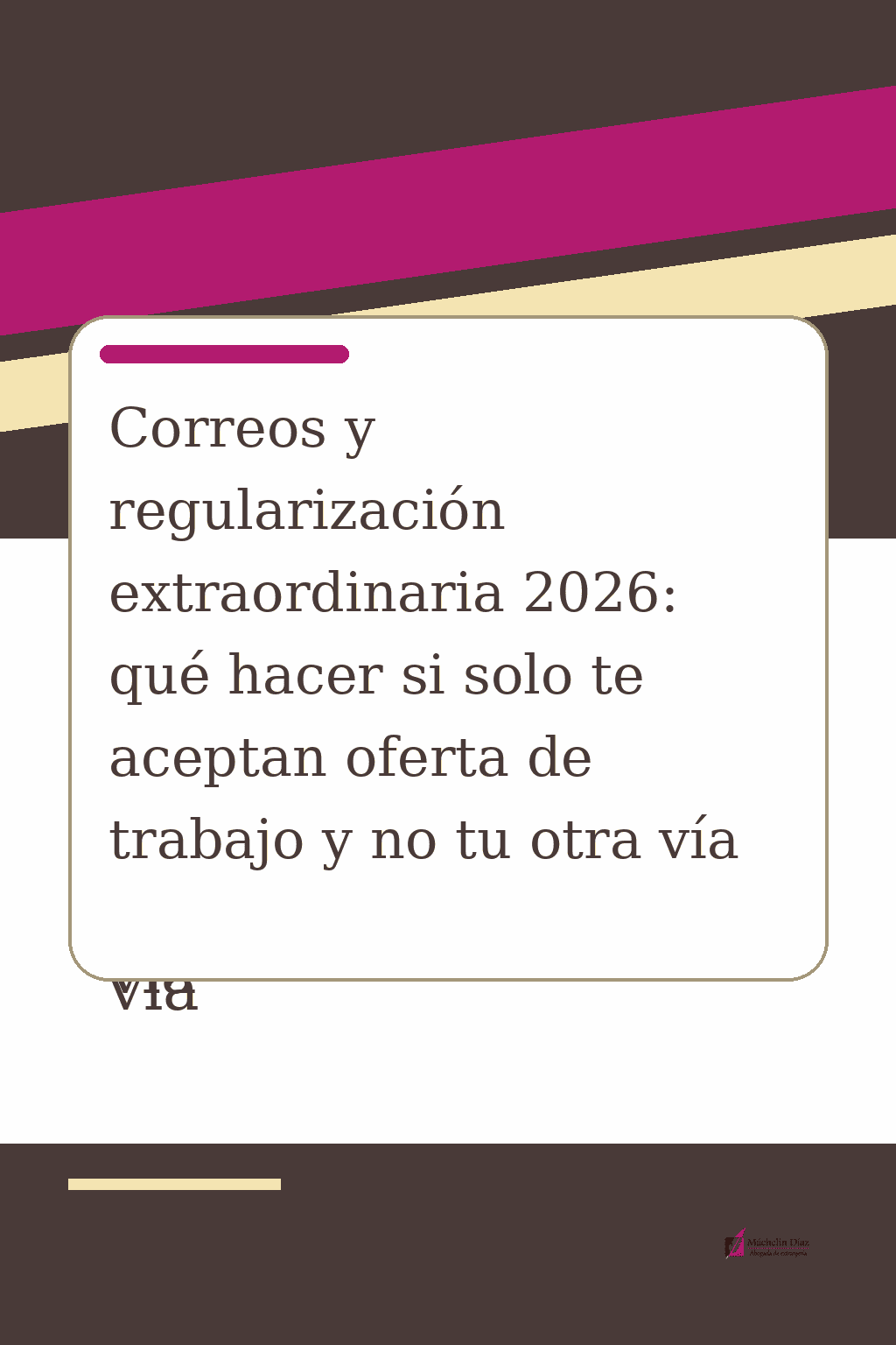 Correos y regularización extraordinaria 2026: guía para ofertas de trabajo y otras vías.