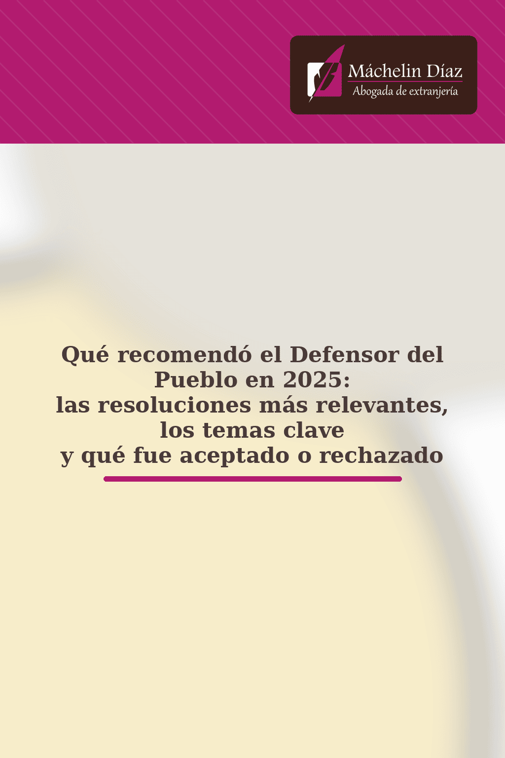 Qué recomendó el Defensor del Pueblo en 2025: resoluciones relevantes y temas clave.