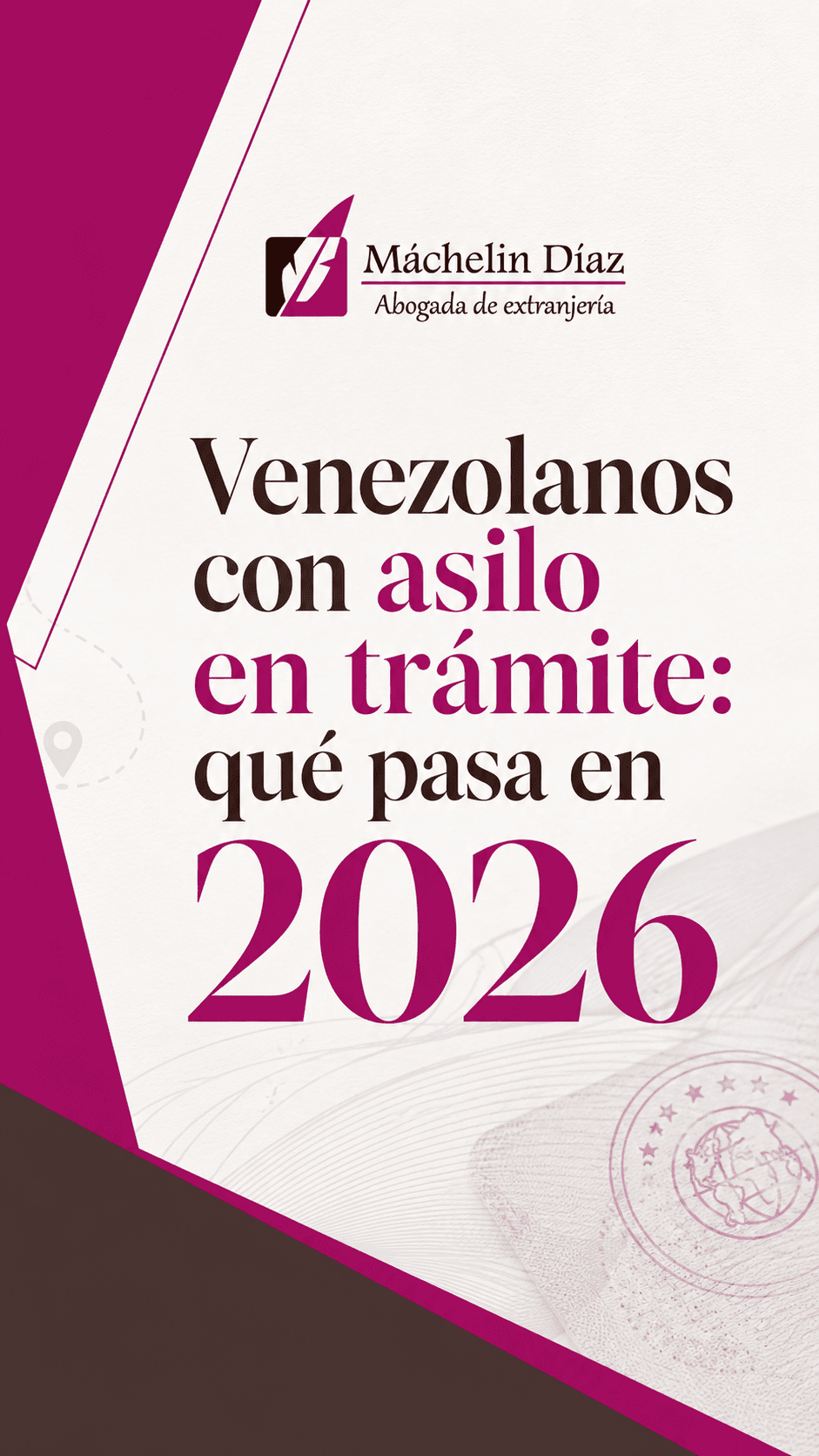 Venezolanos con asilo en trámite en 2026, abogada de extranjería en Madrid.