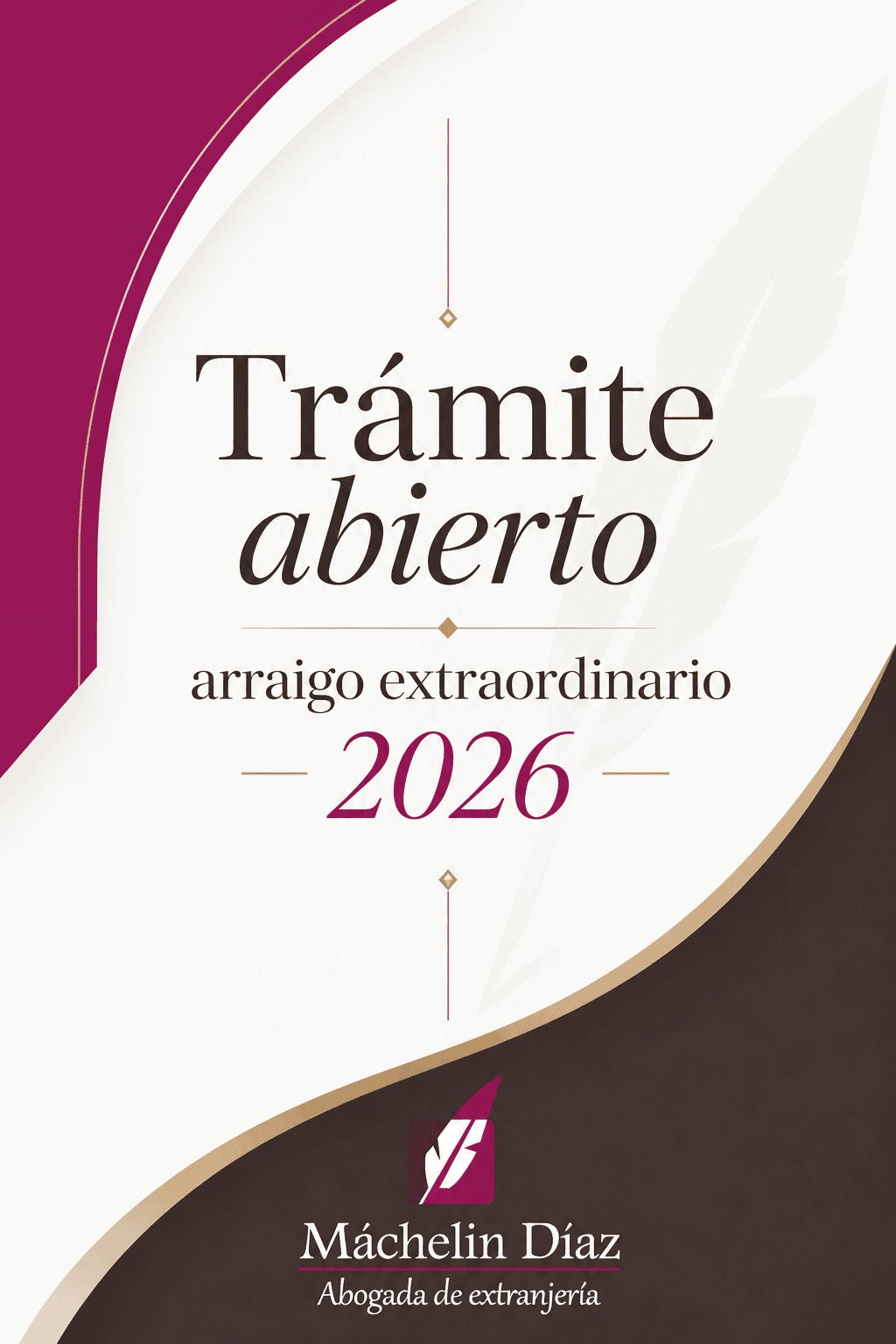Trámite abierto de arraigo extraordinario 2026 en Madrid, abogada de extranjería.