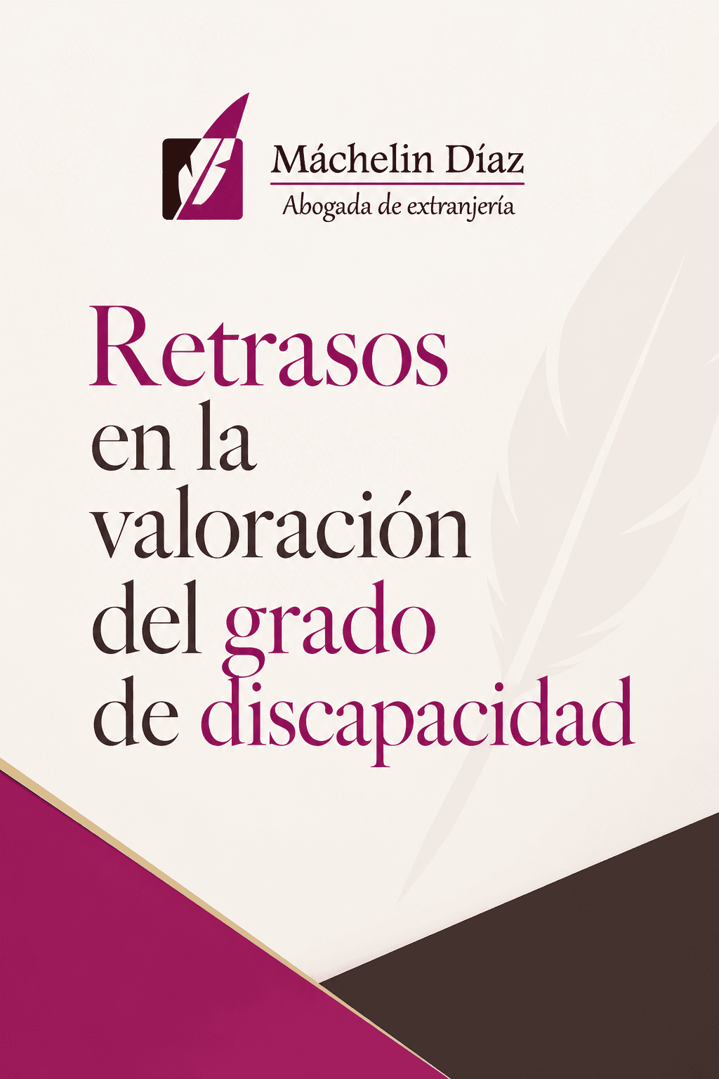 Retrasos en la valoración del grado de discapacidad, abogada de extranjería en Madrid.