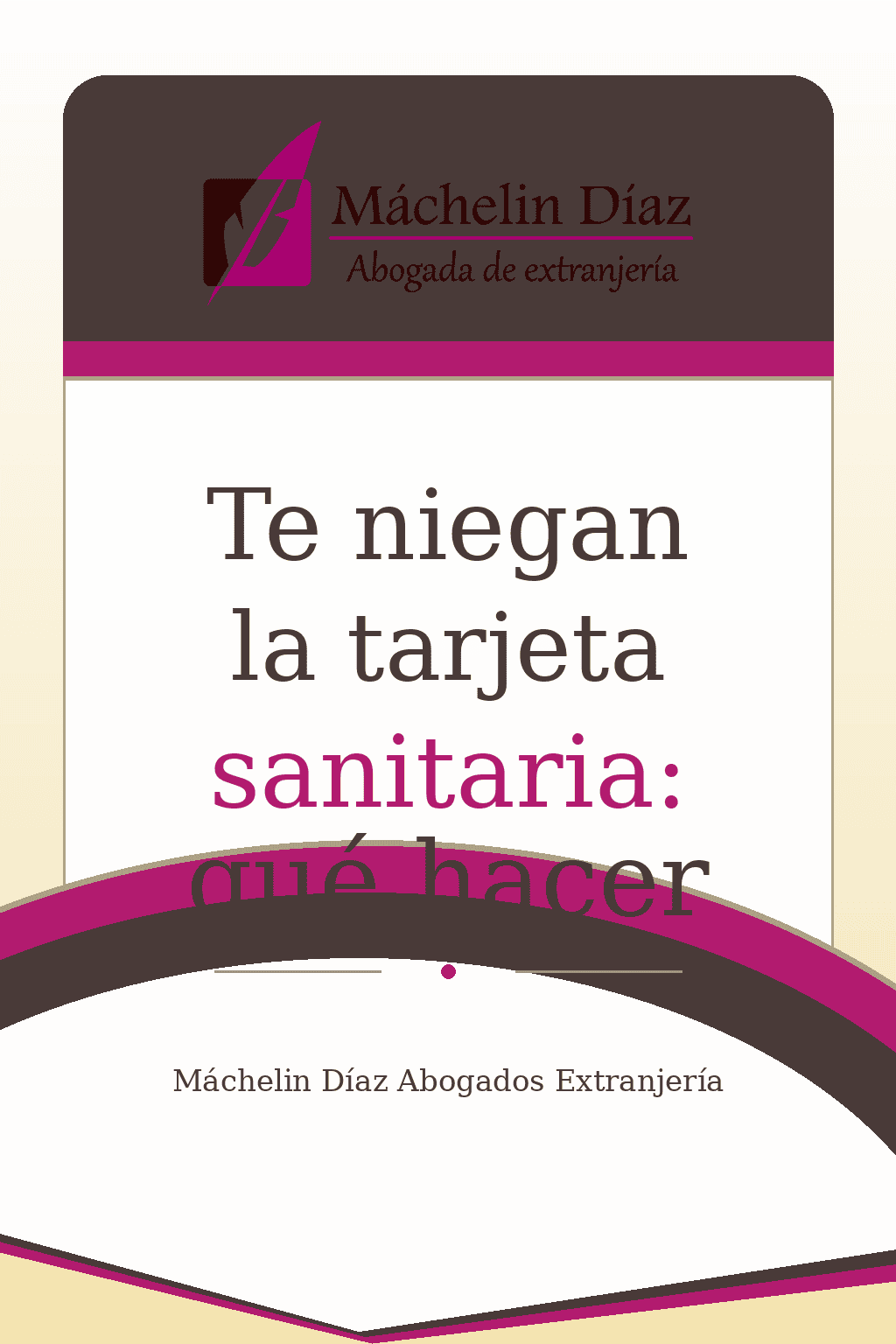Cartel informativo sobre negación de tarjeta sanitaria para extranjeros en Madrid.