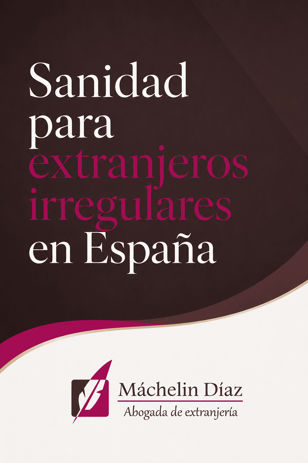 Portada de publicación sobre sanidad para extranjeros irregulares en España.