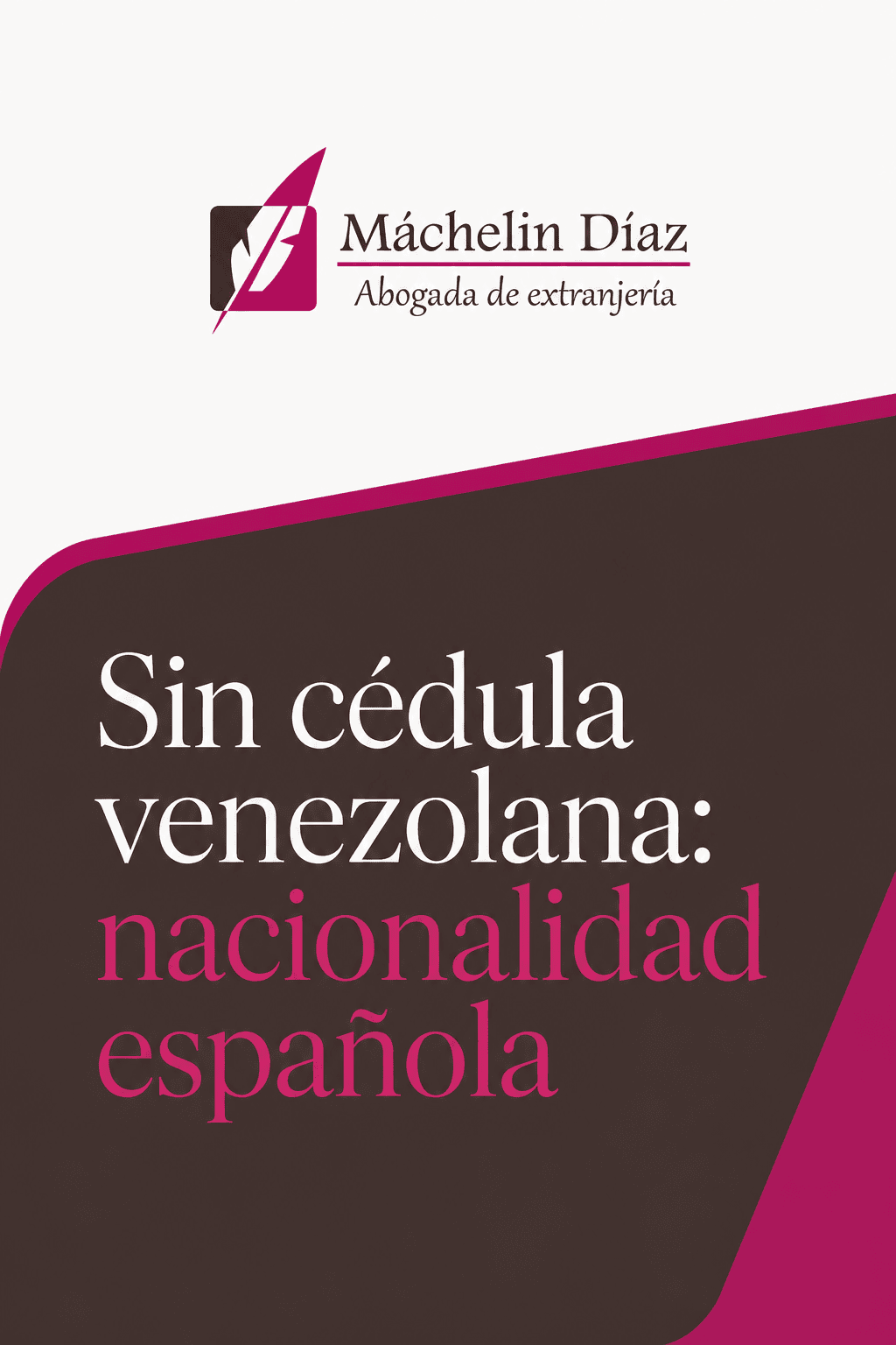 Cartel con título del post y logo de abogada de extranjería en Madrid.
