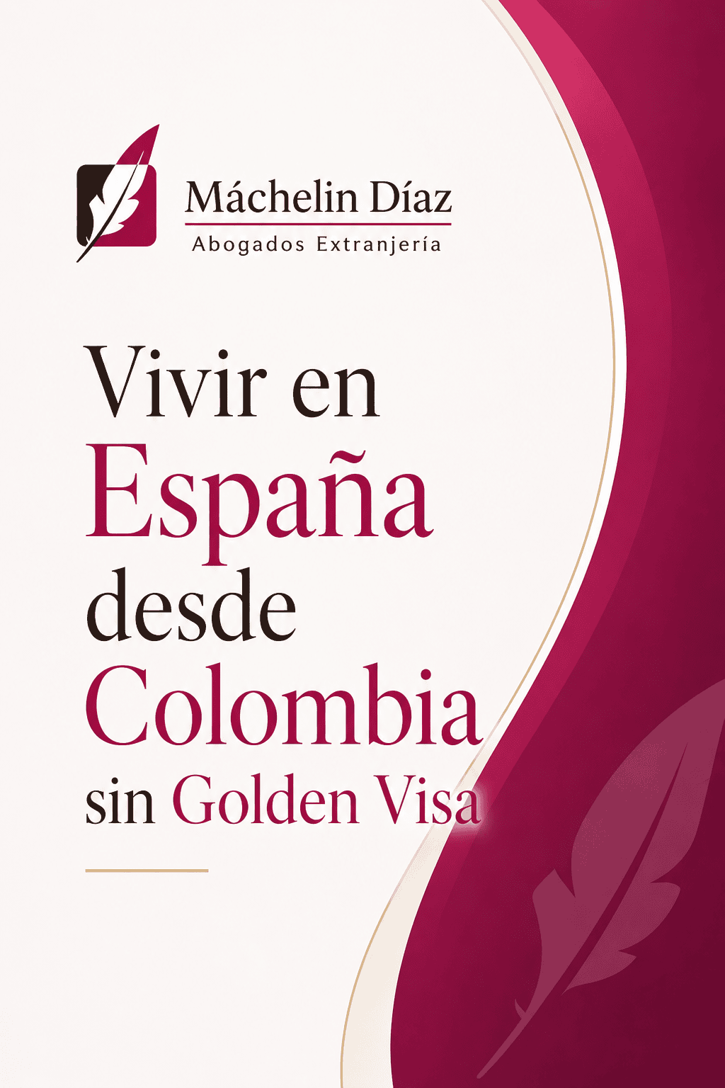 Portada de un libro sobre vivir en España desde Colombia sin Golden Visa.