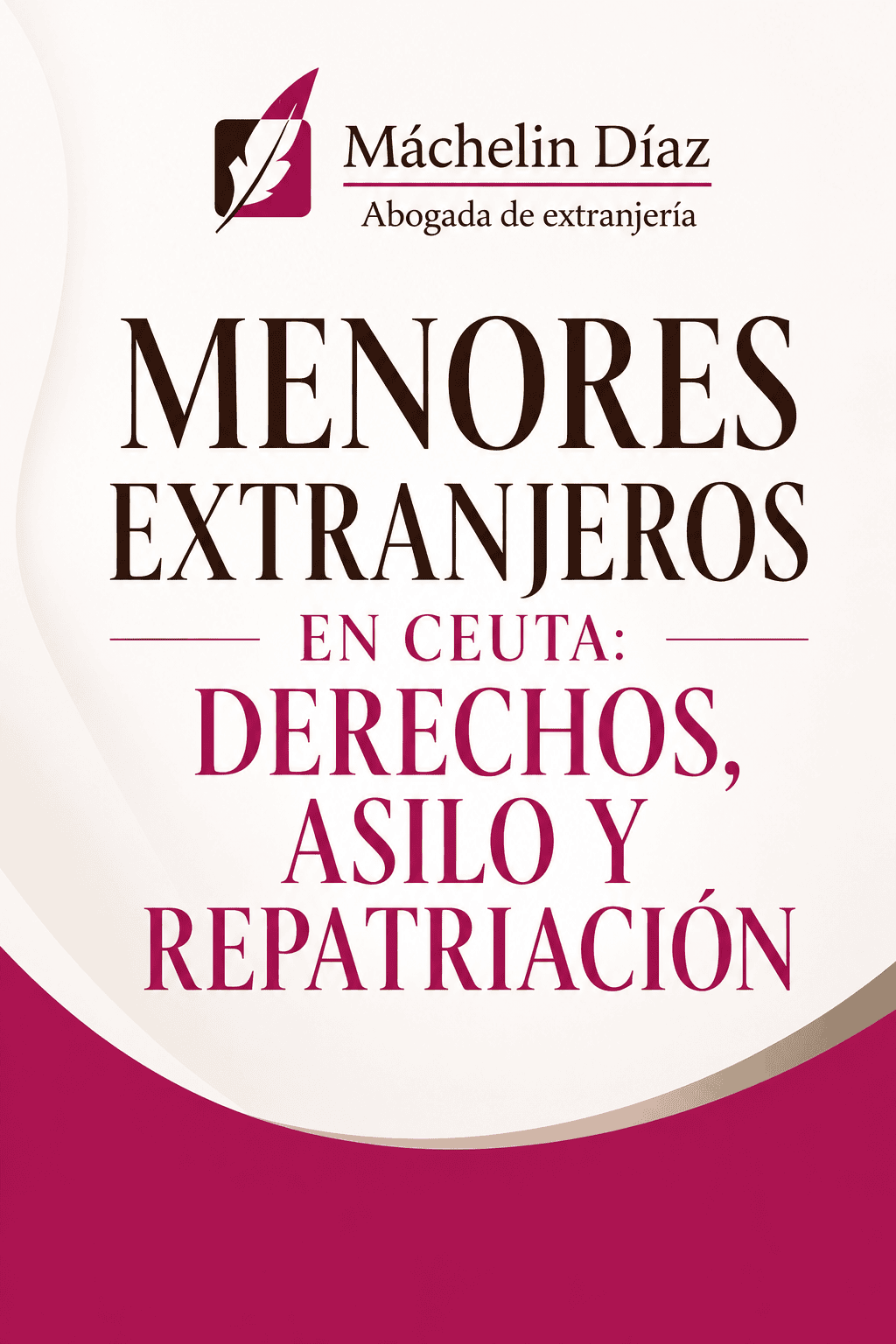 Cartel informativo sobre derechos, asilo y repatriación de menores extranjeros en Ceuta.