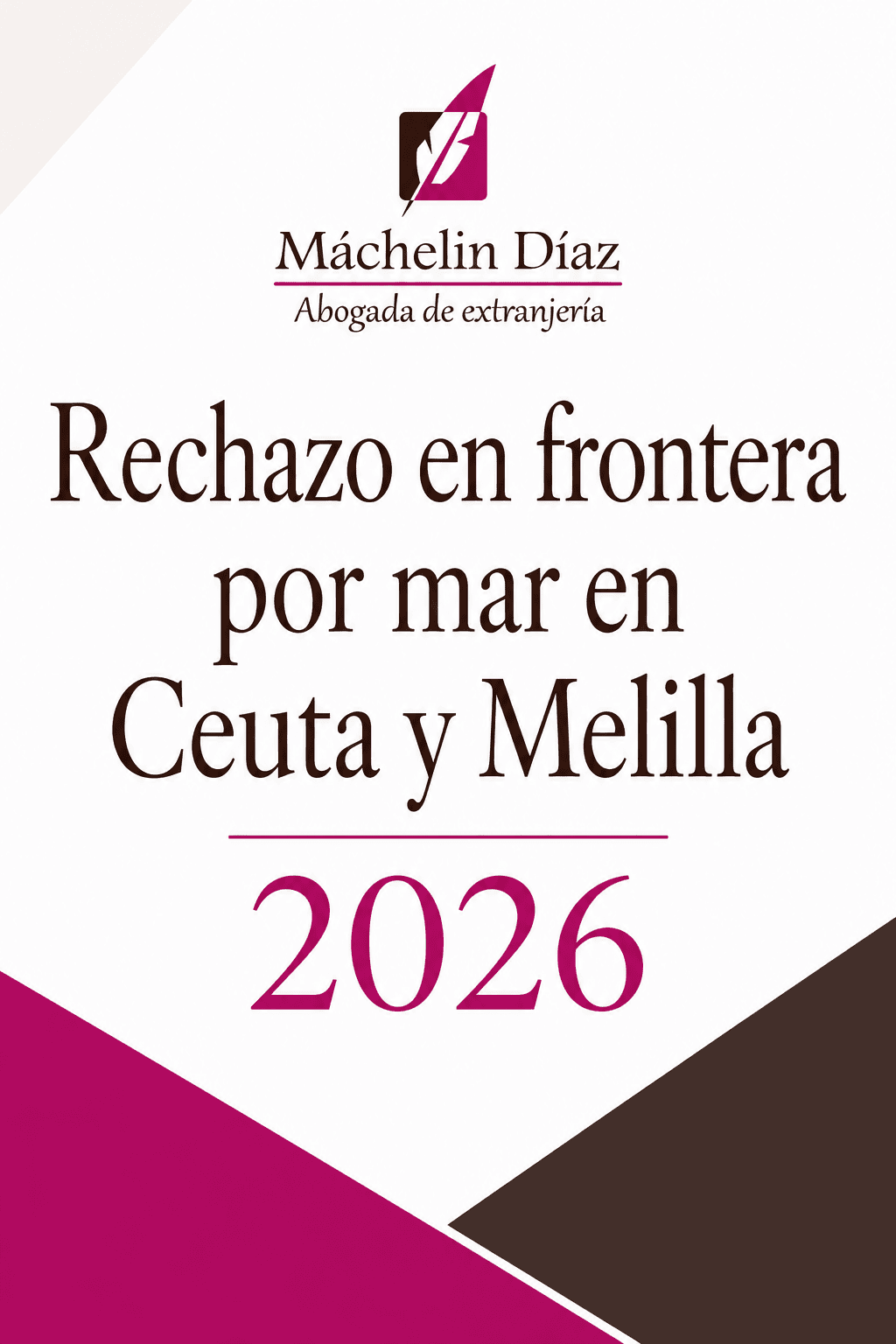 Portada del libro sobre rechazo en frontera por mar en Ceuta y Melilla 2026.