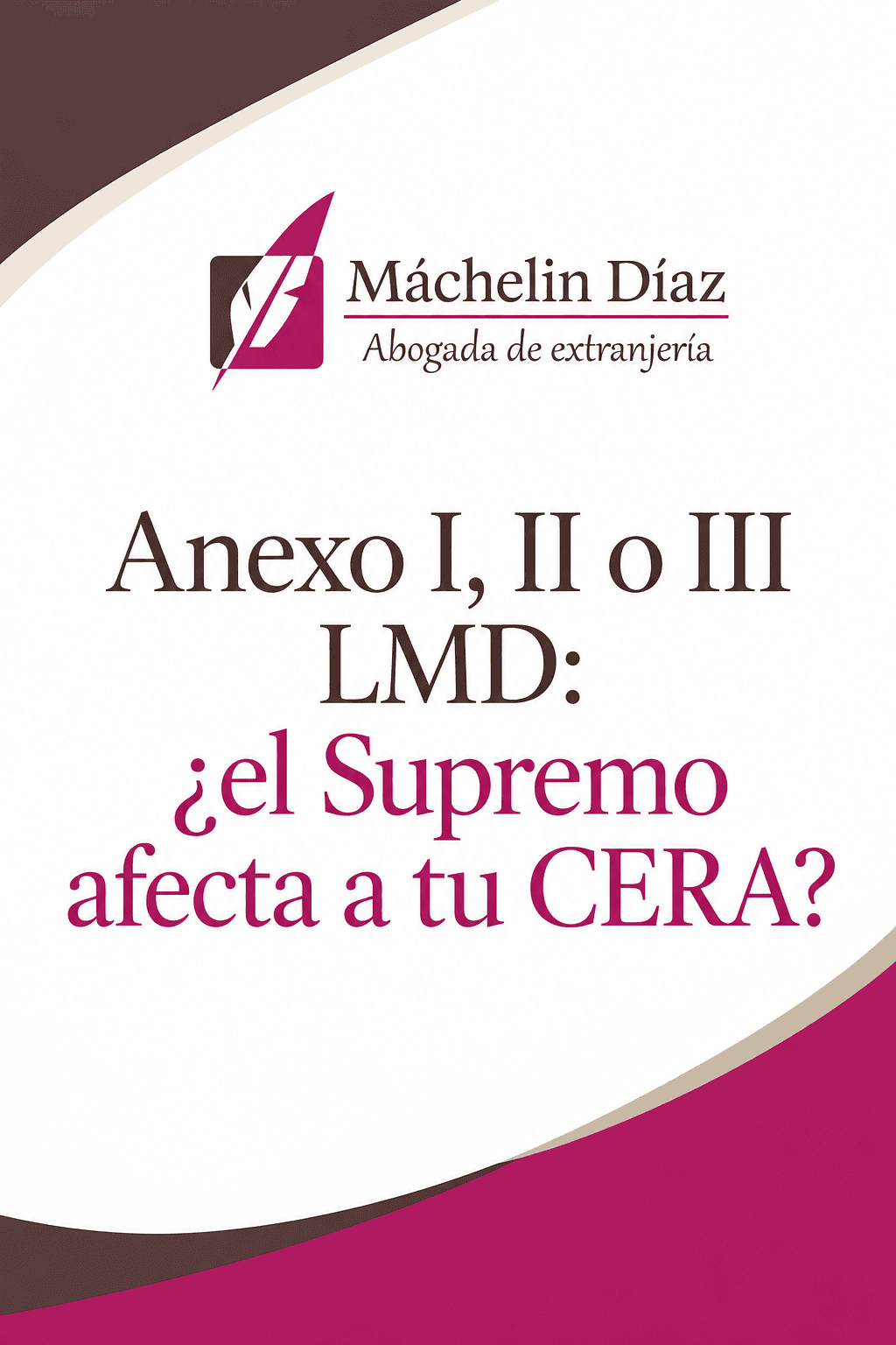 Portada de documento legal sobre impacto del Supremo en CERA, con logo y título en español.